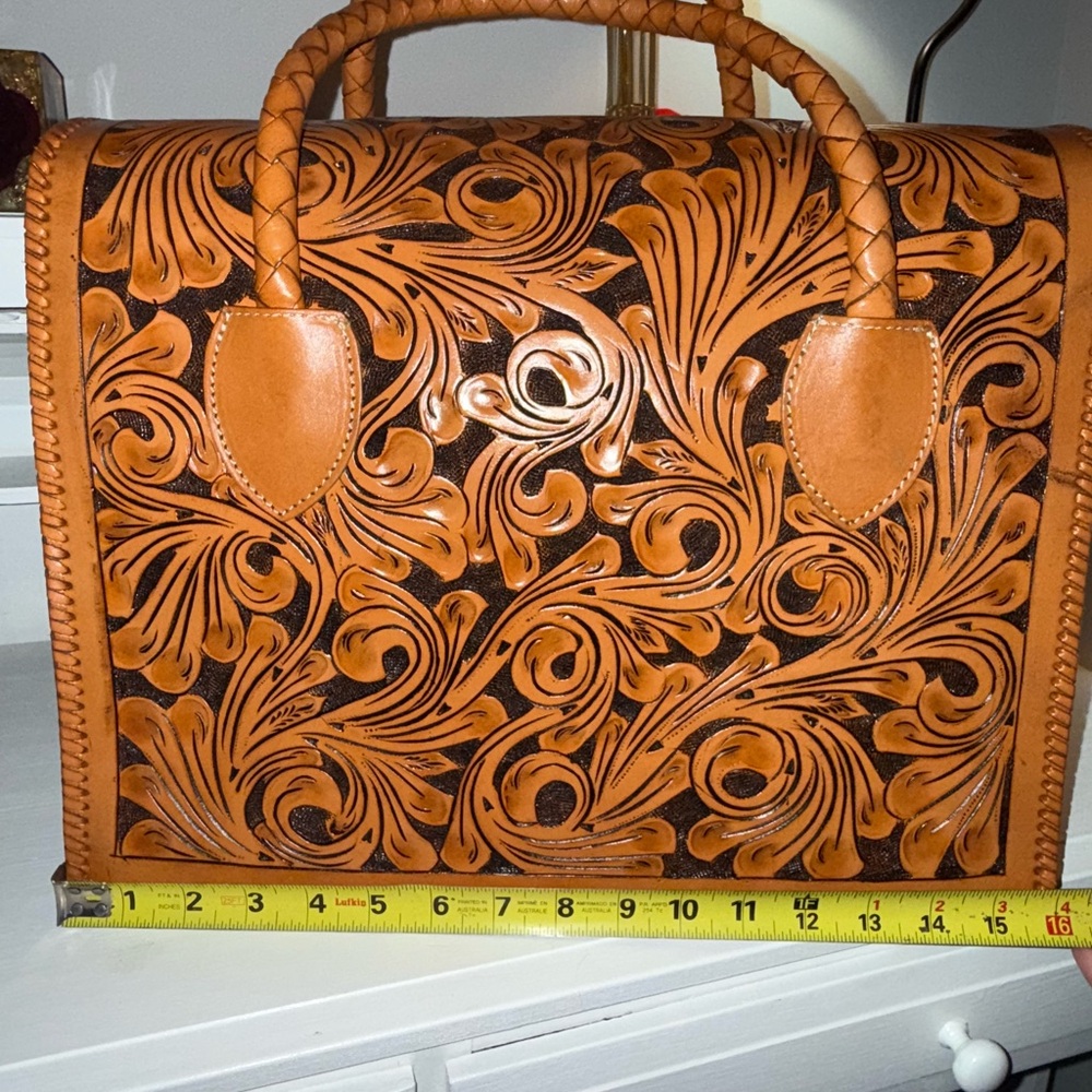 Authentic Leather Weekender Bag - image 3